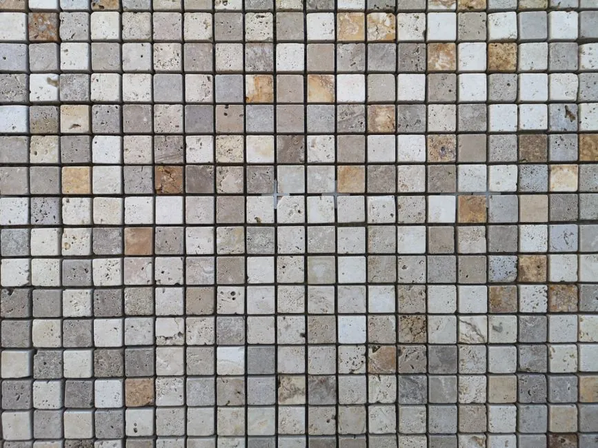 Detail de matiere et joints reguliers
